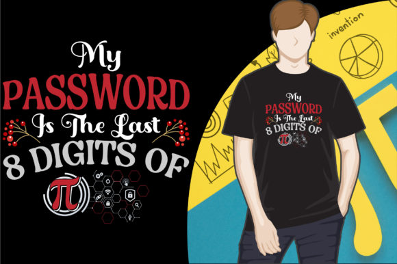 8 Digits of Pi: Graphics for T-Shirt Designs