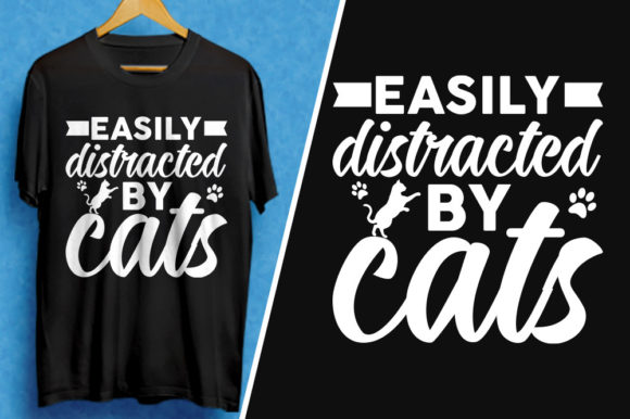 Cat Graphics for T-Shirt Designs