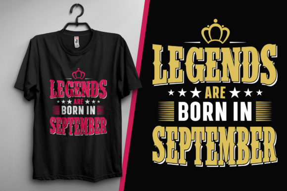 Graphics for Print Templates: September Legends