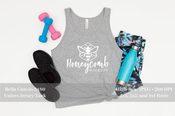 Graphics for T-Shirts: Bella 3480 Mockup