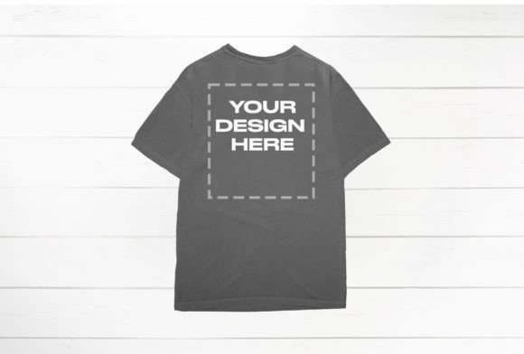 Pepper Comfort Colors Mockup Back 1717 Graphics for T-Shirts