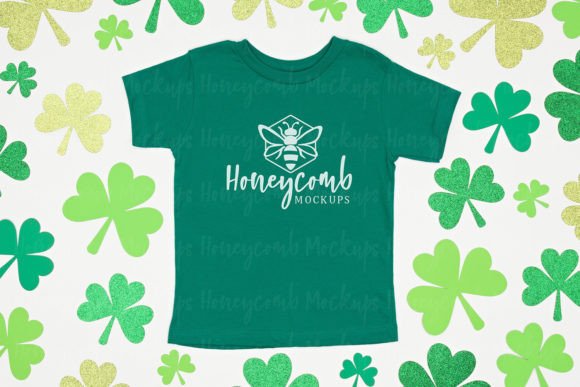St Patrick s 3001T Kelly Mockup for Graphics and T-Shirts