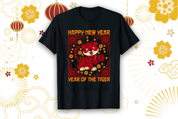 Tiger Chinese New Year Graphics & T-Shirt Designs