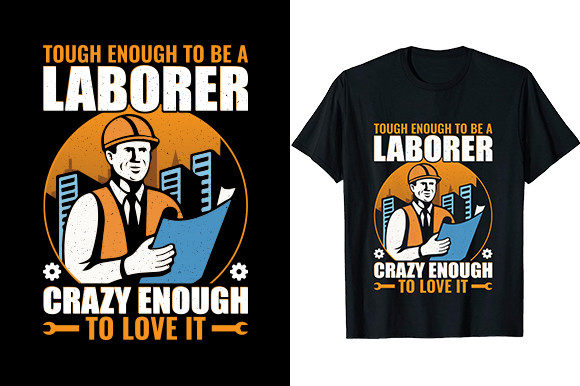 Tough Laborer Graphics for T-Shirt Designs