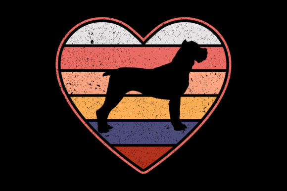 Valentine's Cane Corso Graphics & Print Templates